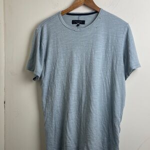 rag & bone Pale Blue Short Sleeve Tee Size L
